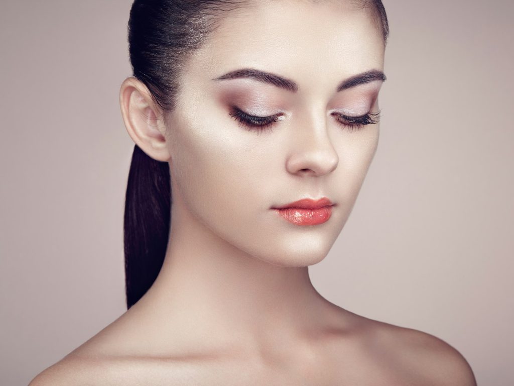 Beautiful woman face